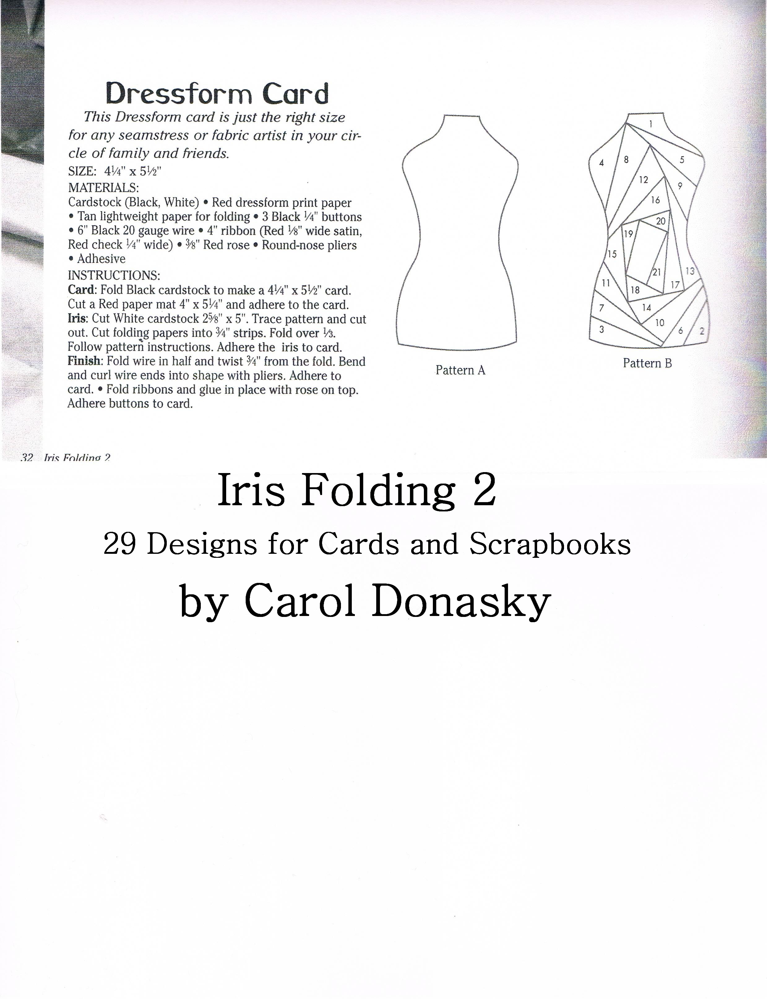Iris Folding-Instructions and Video Tutorial - Stamping With Blue Moon  Creations